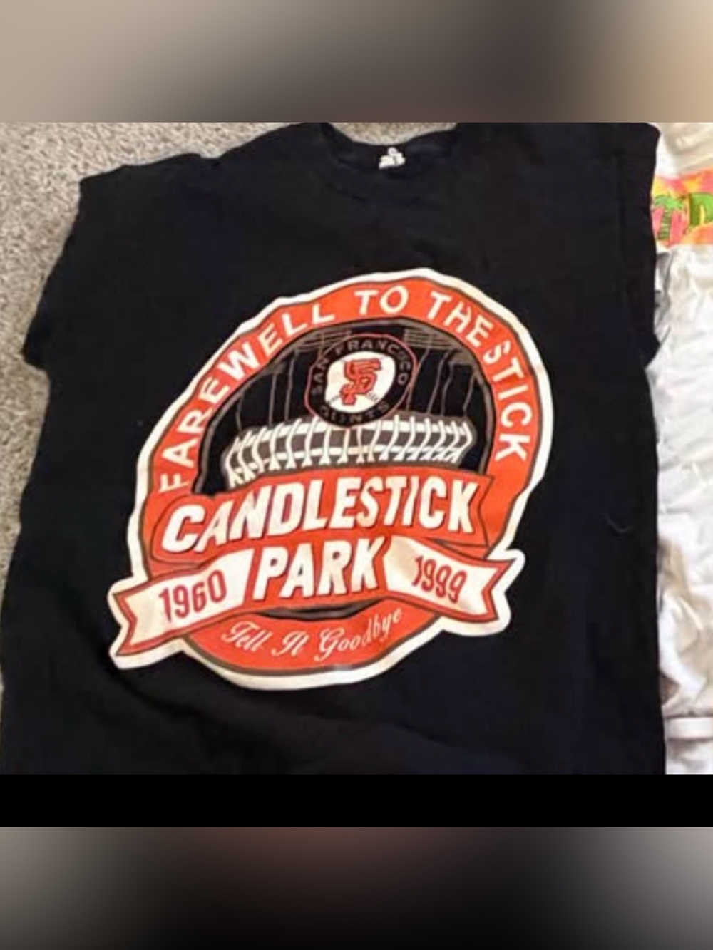 Black Kids' Candlestick Park Graphic Tee